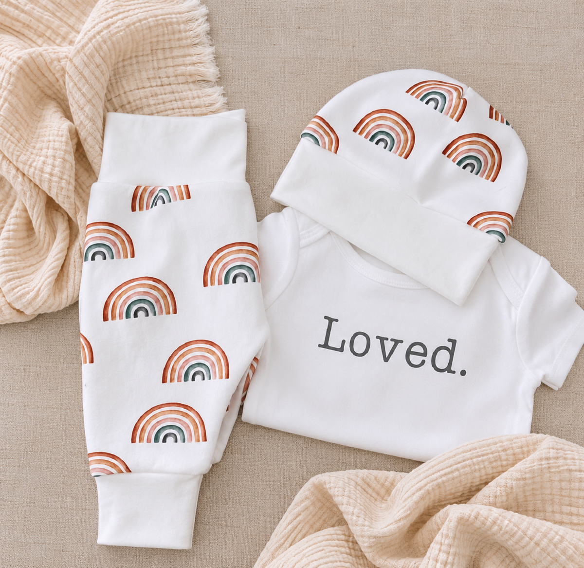 Rainbow baby outfit