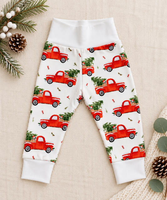 Red truck leggings