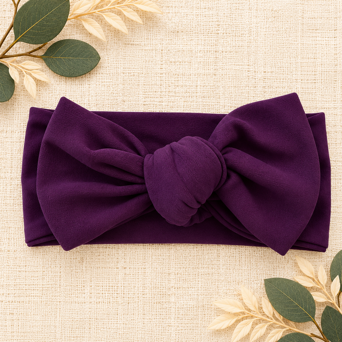 Lazos para la cabeza de color morado