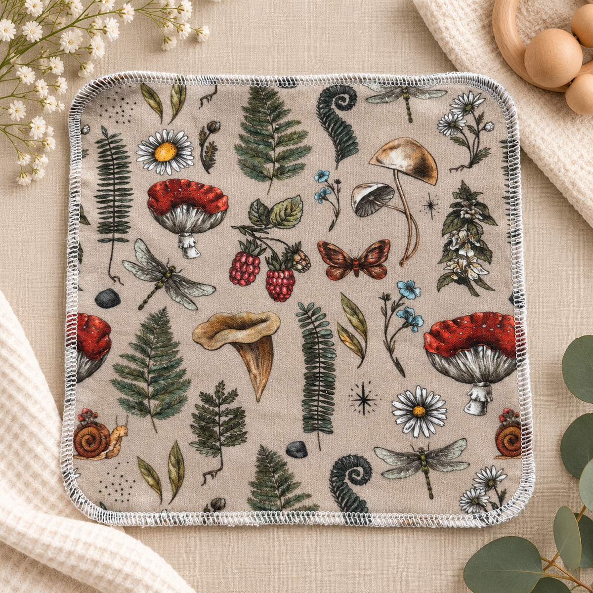 Garden Whimsy | Baby Washcloths – Set of 3