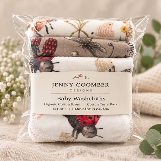 Garden Whimsy | Baby Washcloths – Set of 3