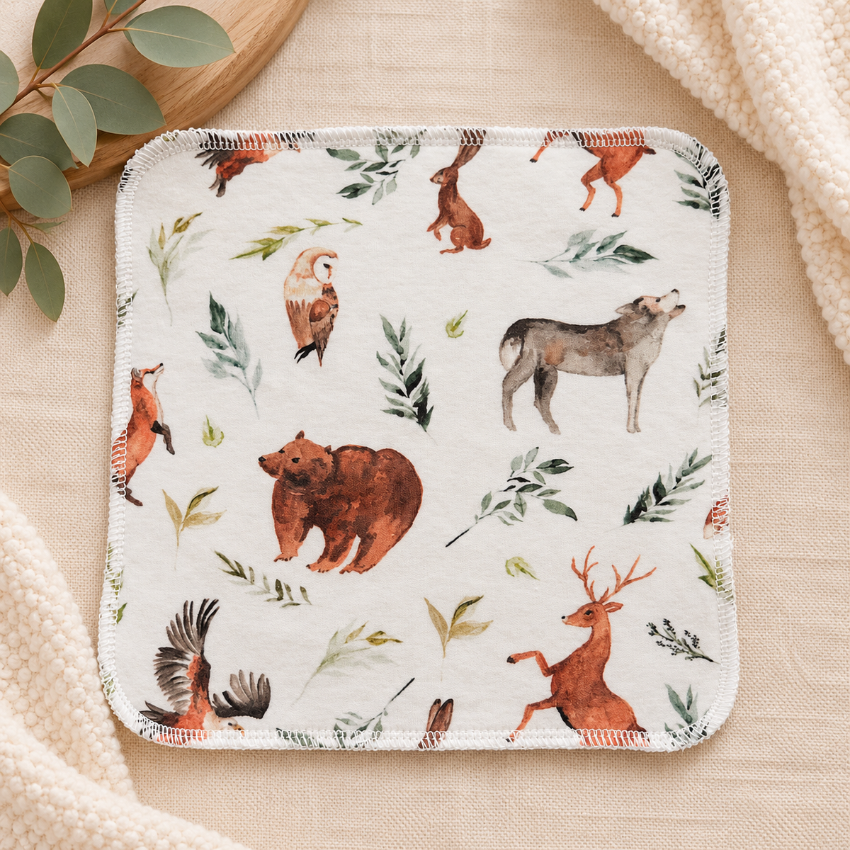 Woodland Wonders | Baby Washcloths – Set of 3