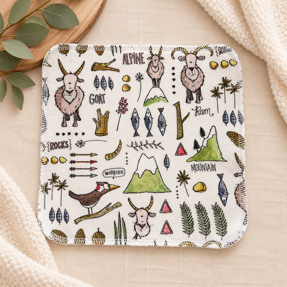 Alpine Adventures | Baby Washcloths – Set of 3