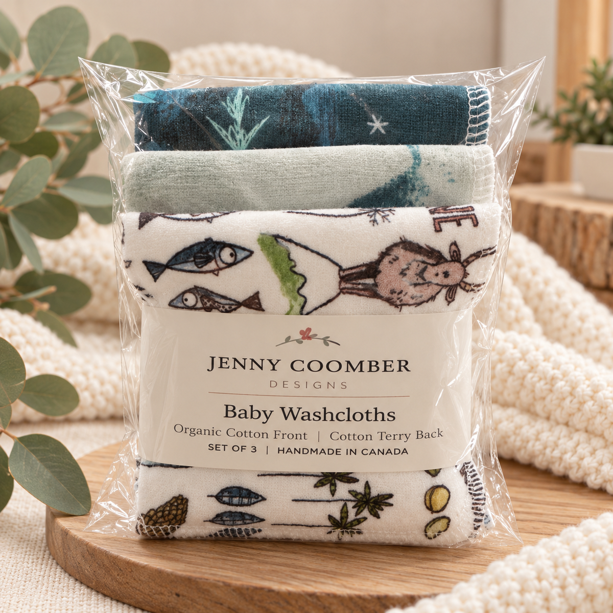 Alpine Adventures | Baby Washcloths – Set of 3